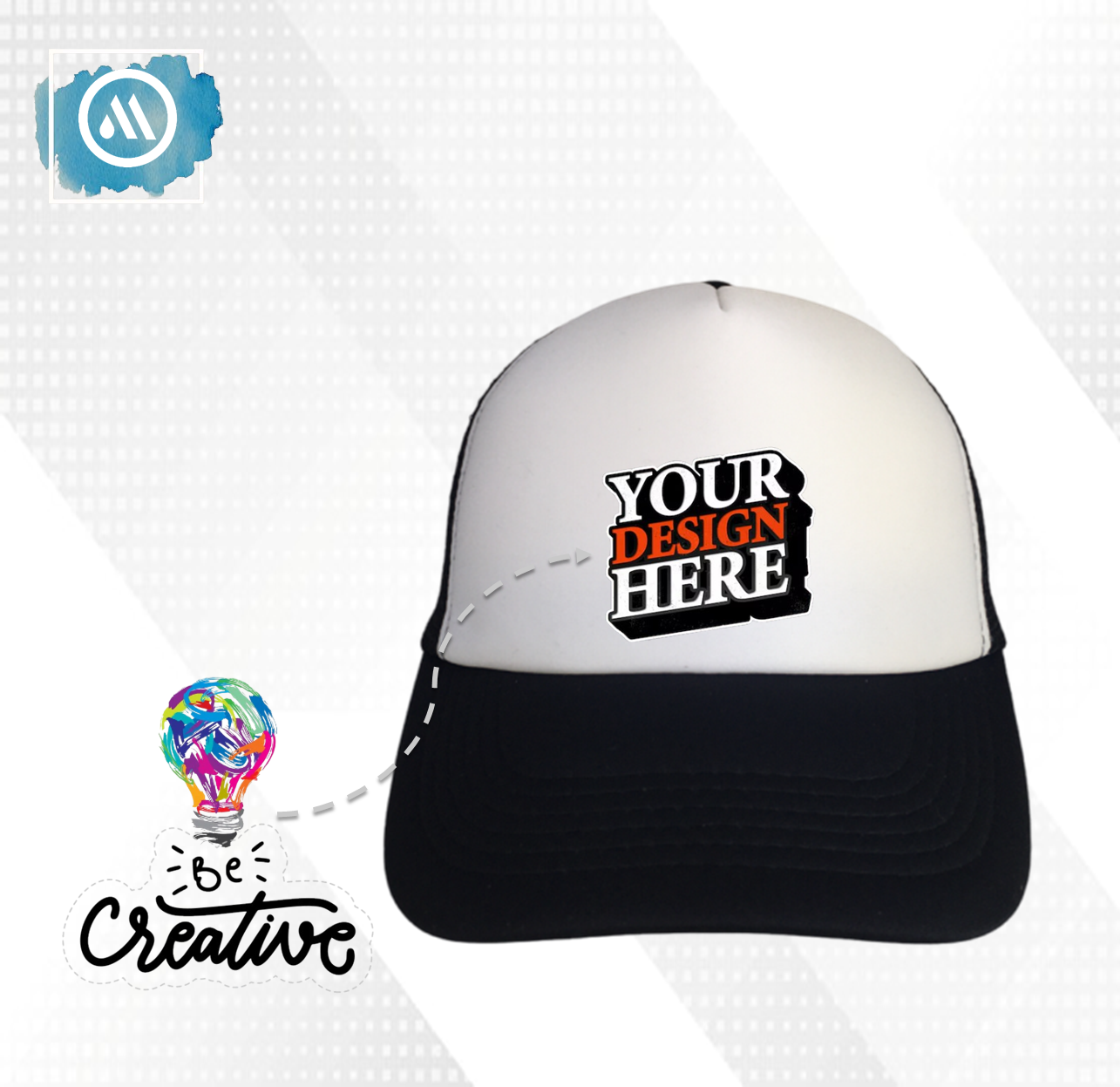 Customizable Trucker Cap - Stylish Branding or Personal Touch