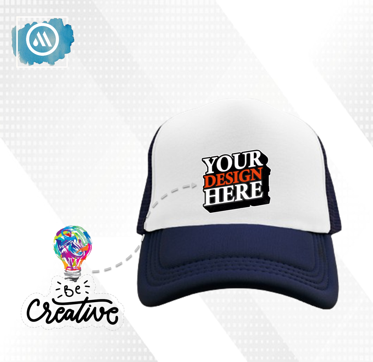 Customizable Trucker Cap - Stylish Branding or Personal Touch