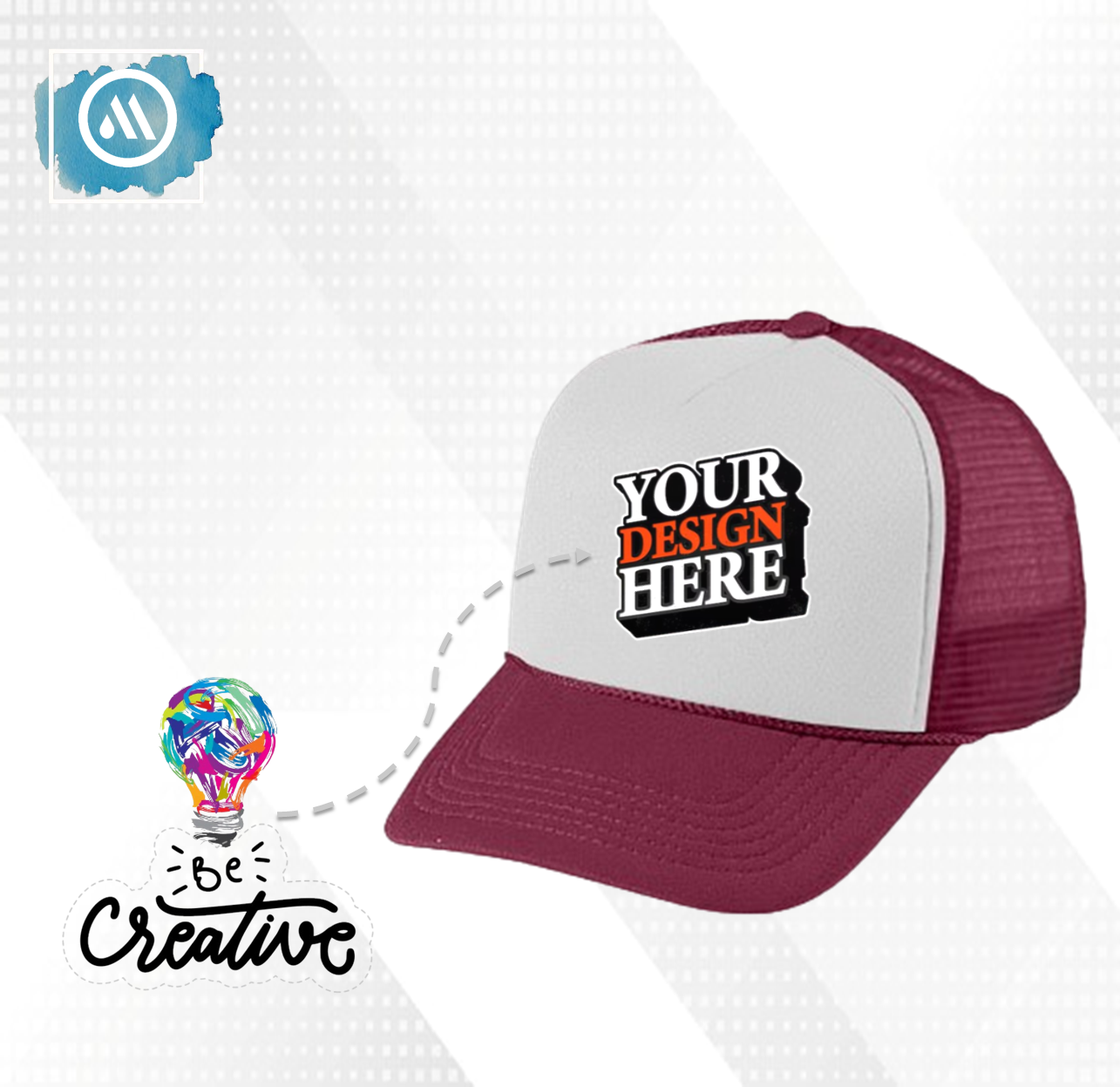 Customizable Trucker Cap - Stylish Branding or Personal Touch