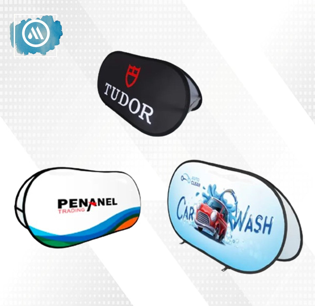 Horizontal Pop-Up Banners