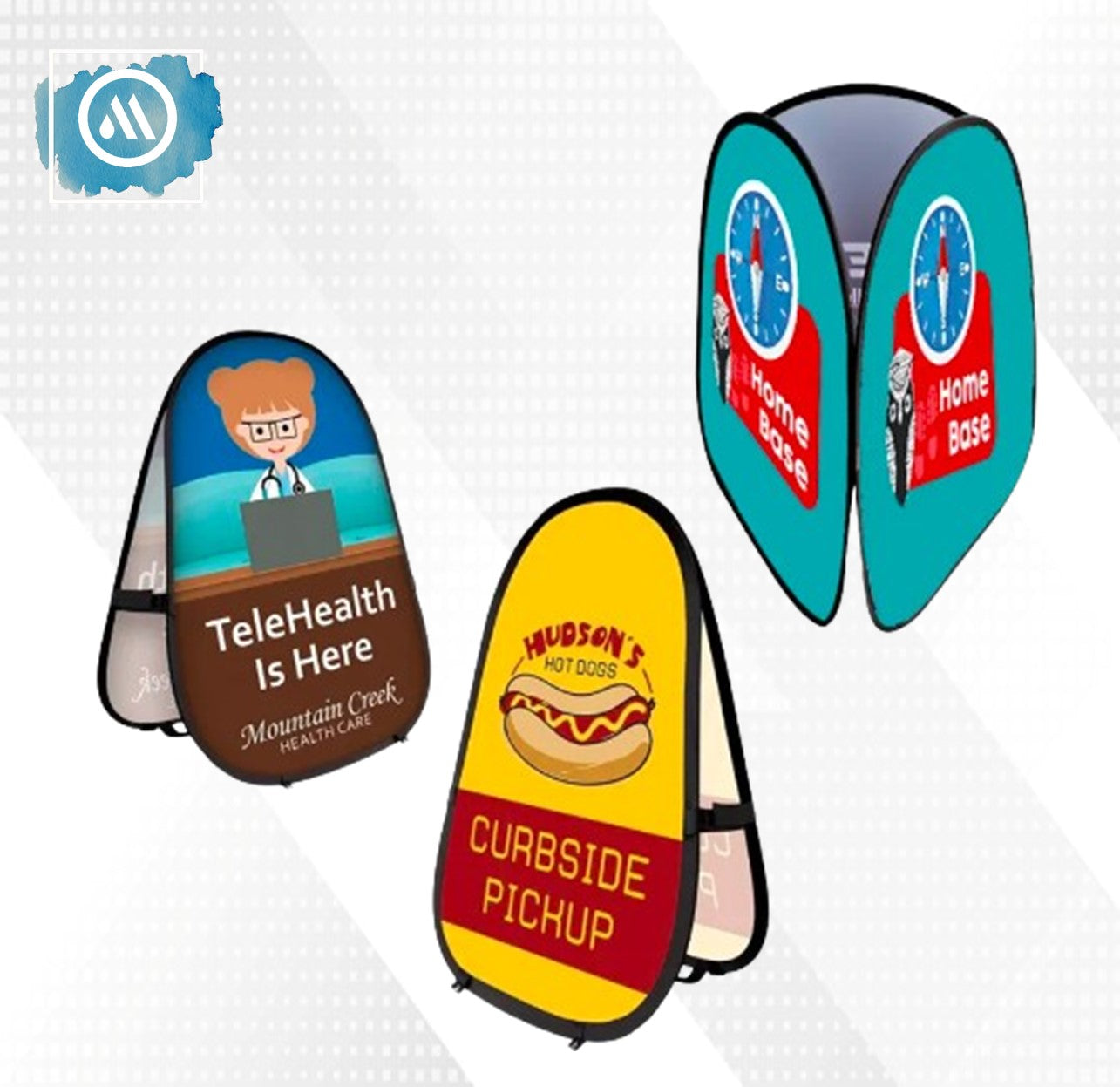 Vertical Pop-Up Banners