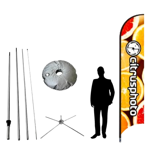 Single Print Feather Flags