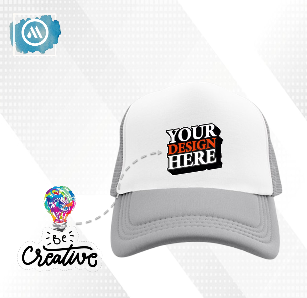 Customizable Trucker Cap - Stylish Branding or Personal Touch