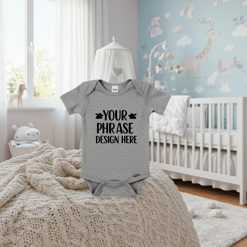Personalized Baby Bodysuit – Custom Comfort for Your Little One