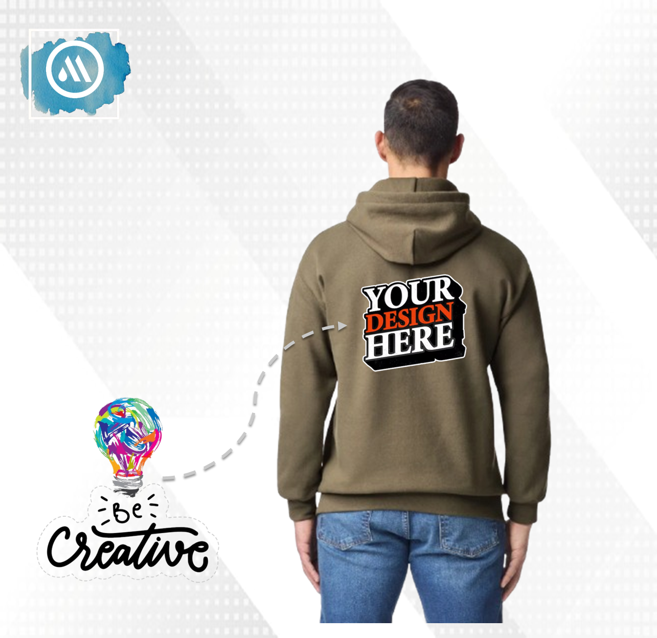 Customizable Hoodie - Heavyweight Comfort & Style