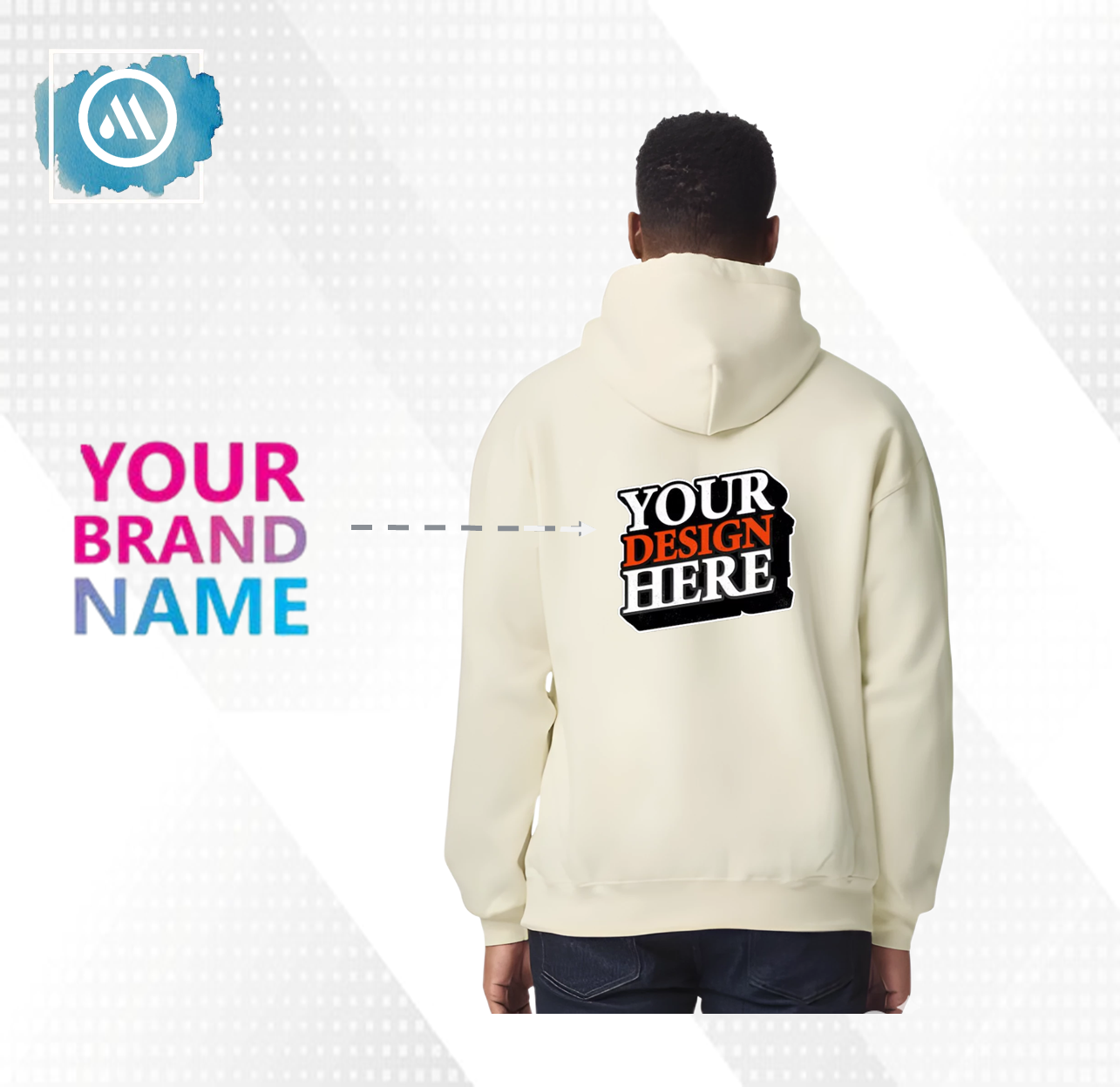 Customizable Hoodie - Heavyweight Comfort & Style