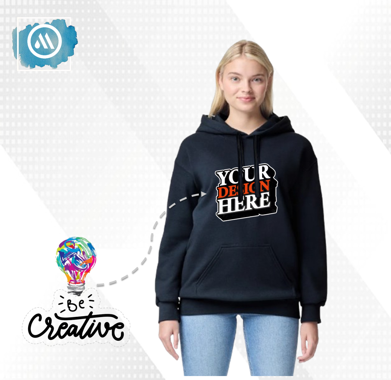 Customizable Hoodie - Heavyweight Comfort & Style