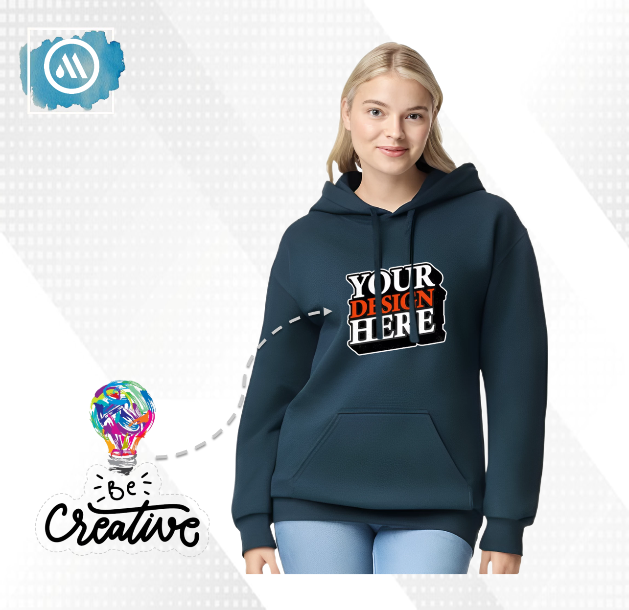 Customizable Hoodie - Heavyweight Comfort & Style