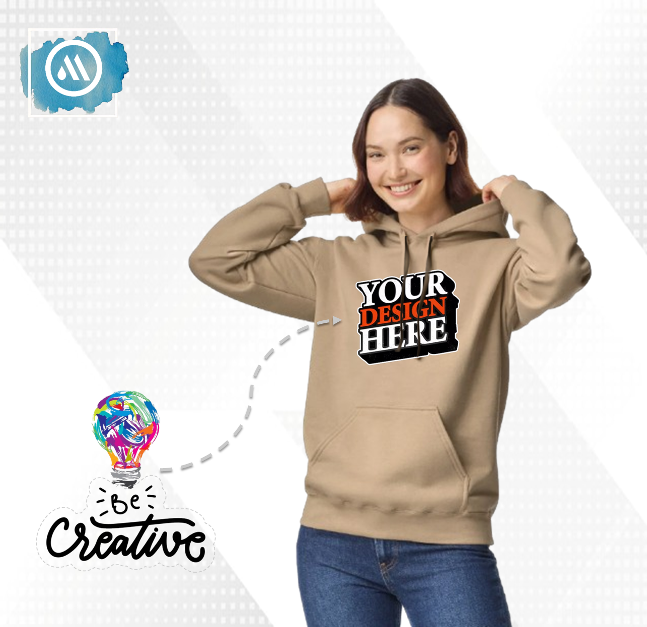 Customizable Hoodie - Heavyweight Comfort & Style