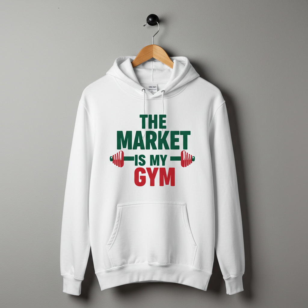 Minimalist Crypto Hoodie with Bitcoin and trading graphics – DC Crypto