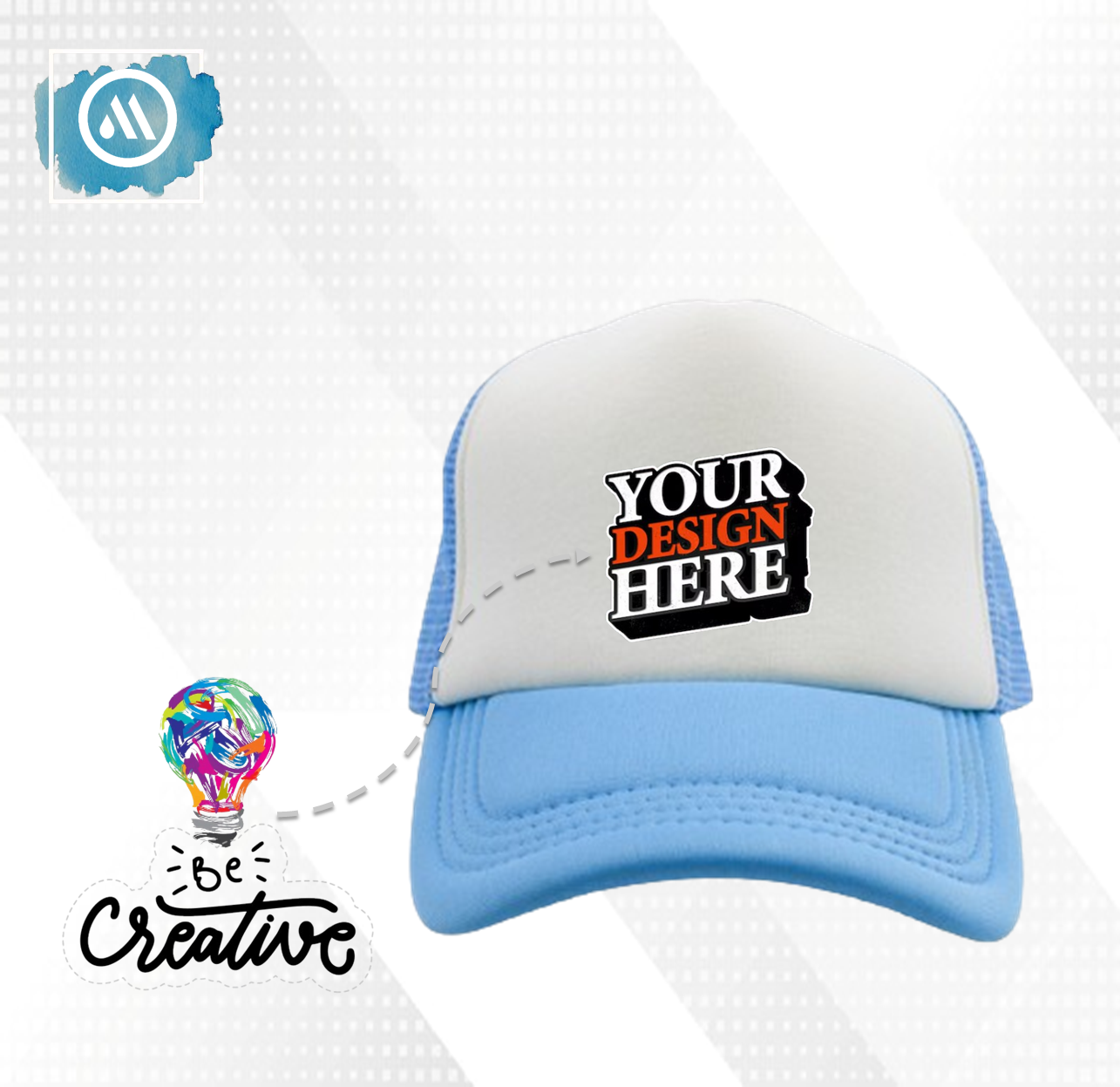 Customizable Trucker Cap - Stylish Branding or Personal Touch