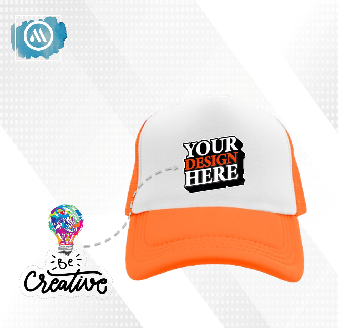 Customizable Trucker Cap - Stylish Branding or Personal Touch
