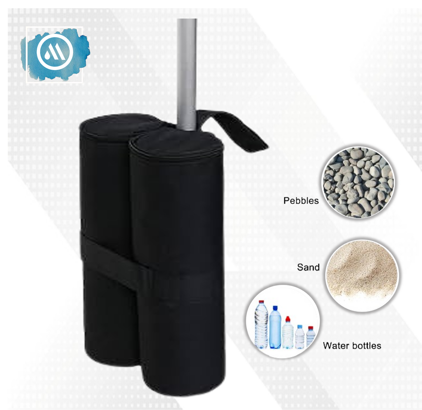 Reinforced Sand Bag for Secure Canopy Tent
