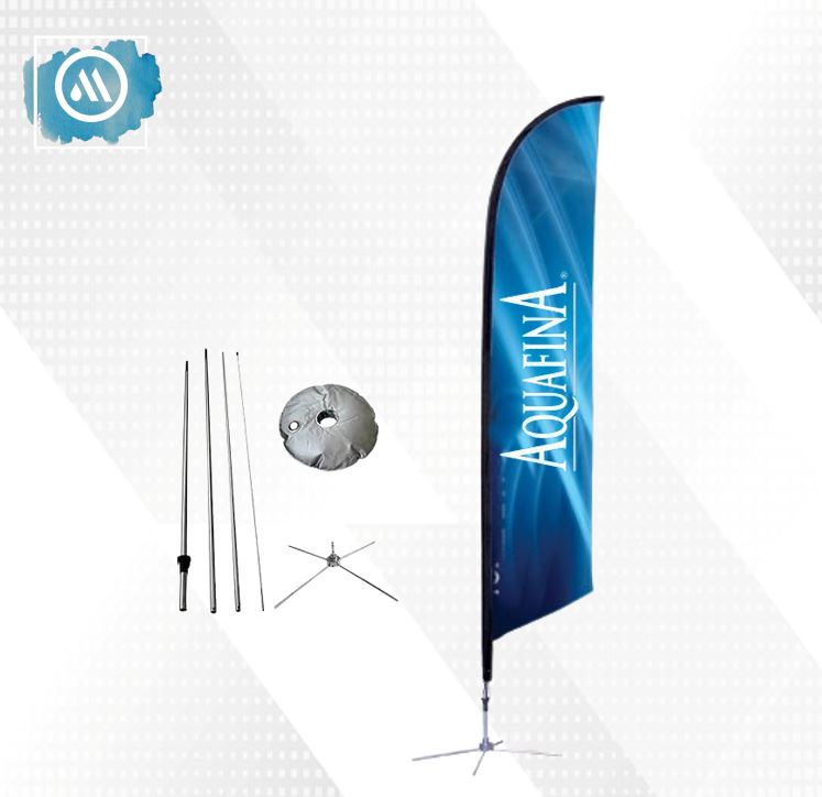 Single Print Feather Flags
