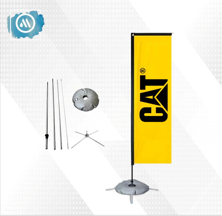 Single Print Full-Color Blade Flags