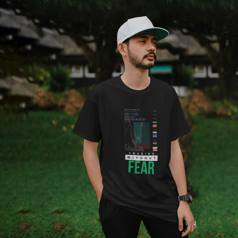 Personalized trading shirt featuring your custom trading graph and iconic quote