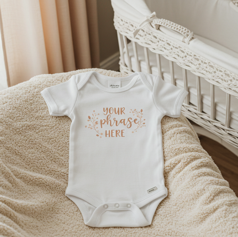 Personalized Baby Bodysuit – Custom Comfort for Your Little One