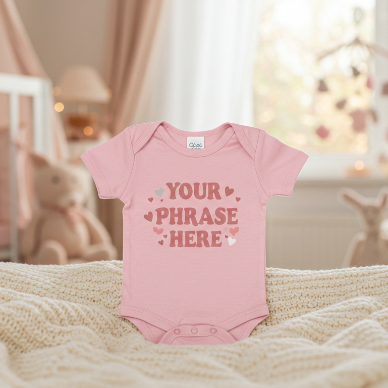 Personalized Baby Bodysuit – Custom Comfort for Your Little One