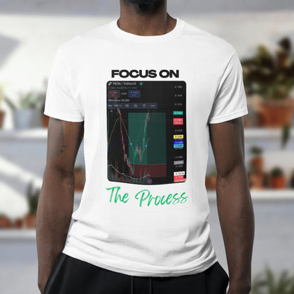 Personalized trading shirt featuring your custom trading graph and iconic quote