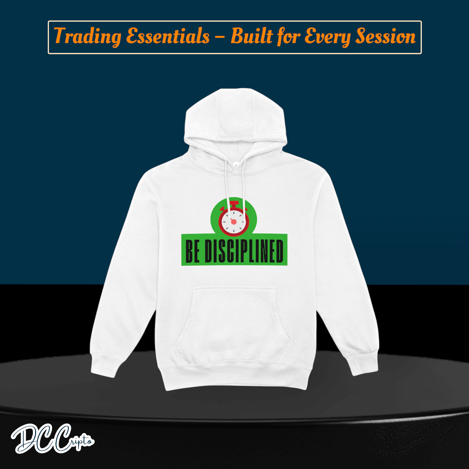 Custom Trading Hoodie for crypto traders – Pips and Dips design, perfect for market sessions