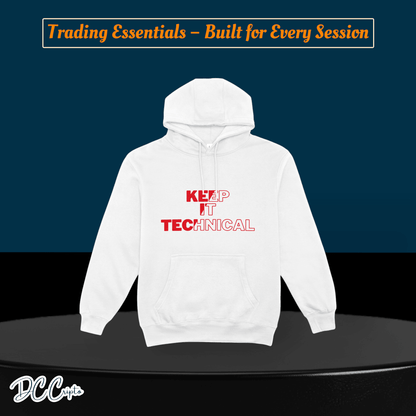 Custom Trading Hoodie for crypto traders – Pips and Dips design, perfect for market sessions
