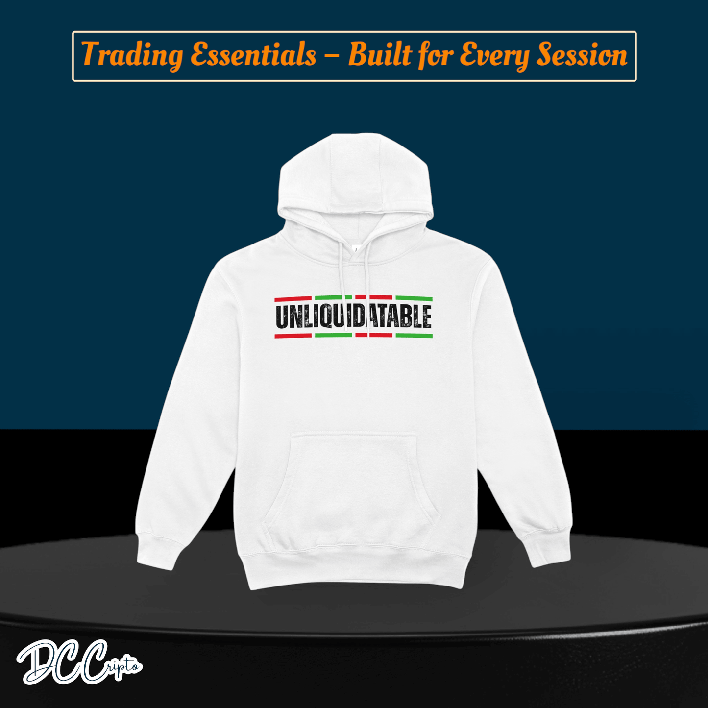 Custom Trading Hoodie for crypto traders – Personalize with your design.