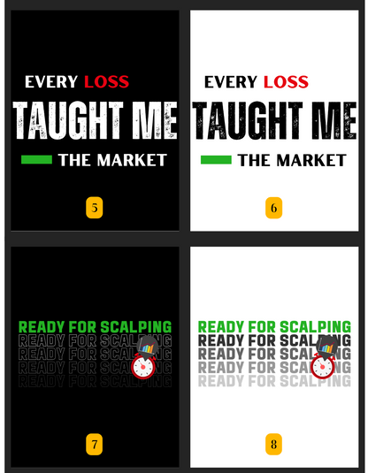 Personalized Trading T-Shirt – Add Your Chart or Quote