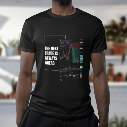 Personalized trading shirt featuring your custom trading graph and iconic quote