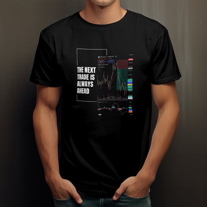 Personalized trading shirt featuring your custom trading graph and iconic quote