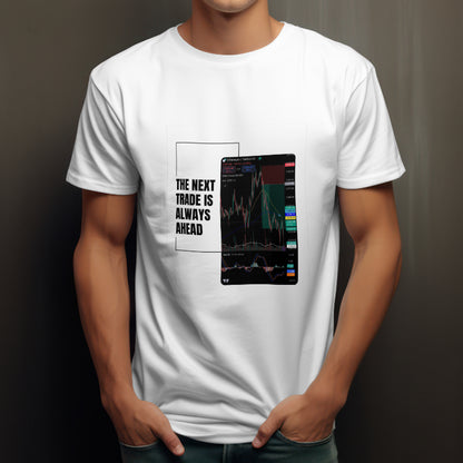 Personalized trading shirt featuring your custom trading graph and iconic quote