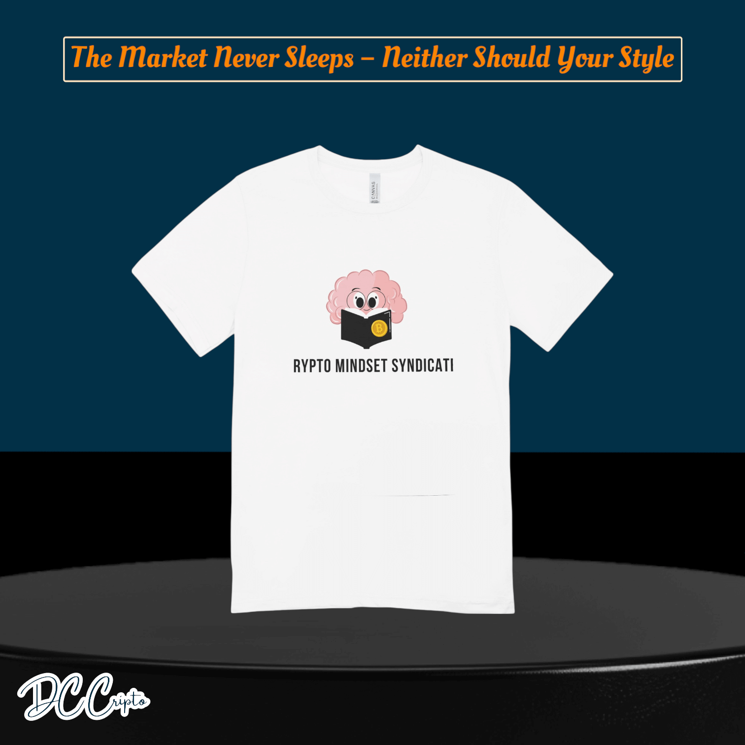 Personalized Trading T-Shirt for crypto traders – Add your custom chart or quote.