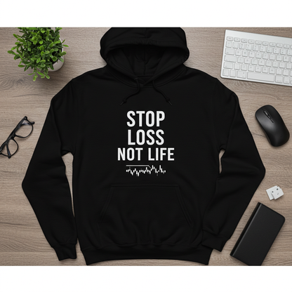 Minimalist Crypto Hoodie with Bitcoin and trading graphics – DC Crypto