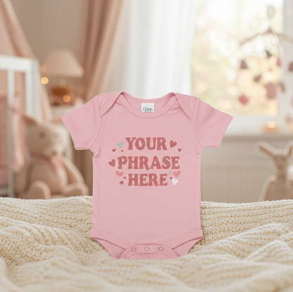 Personalized Baby Bodysuit – Custom Comfort for Your Little One