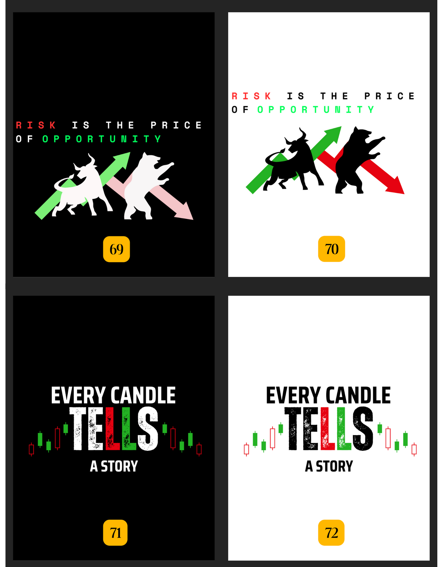 Available design options for Trading – DC Crypto Collection.
